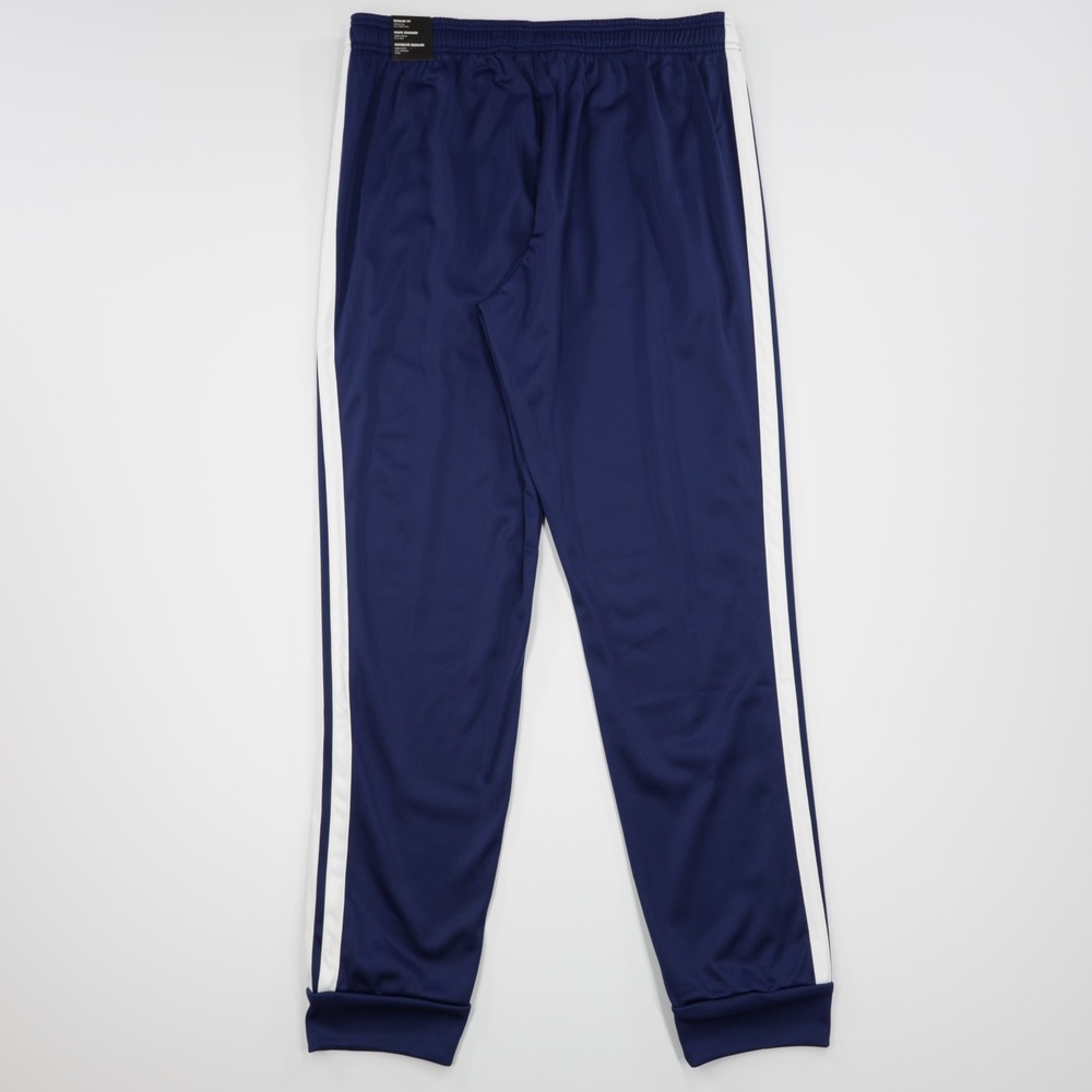 Adidas Men's 3 Stripes Tricot Regular Tapered Lightweight Track‎ Pants Blue M - Picture 5 of 13